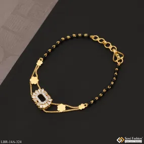 1 Gram Gold Plated Classic Design Mangalsutra Bracelet for Women - Style A324