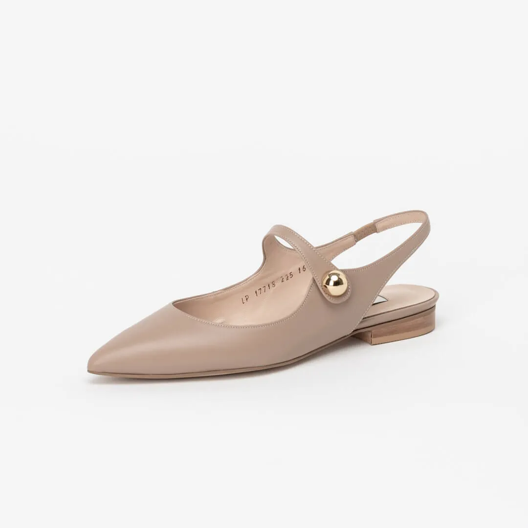 ABBIE - slingback flat pump