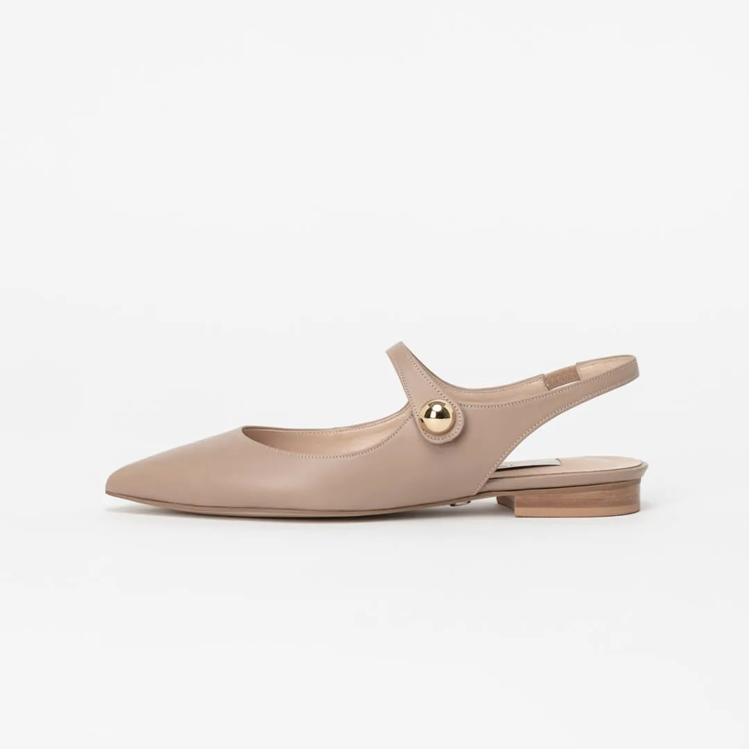 ABBIE - slingback flat pump