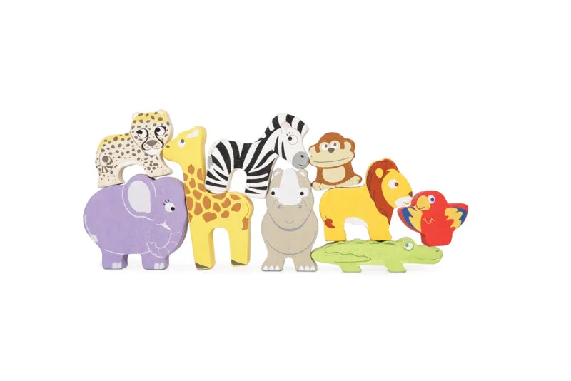 African Animal Stacker Set