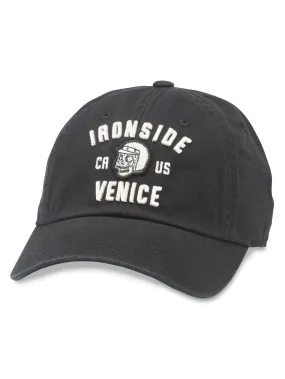 American Needle Ironside Washed Slouch Cap Black 20001A-IRONSIDE