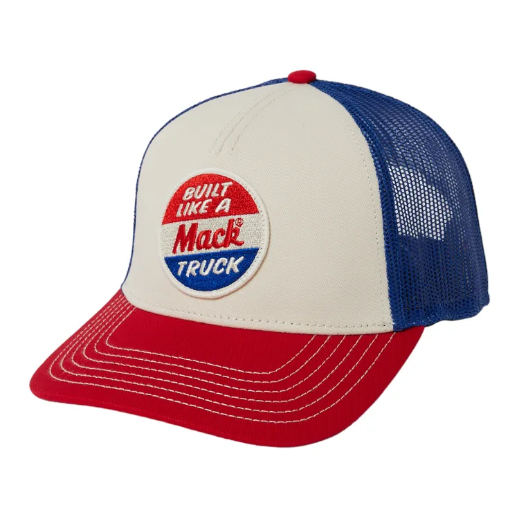 American Needle Mack Trucks Twill Valin Patch Trucker - Red