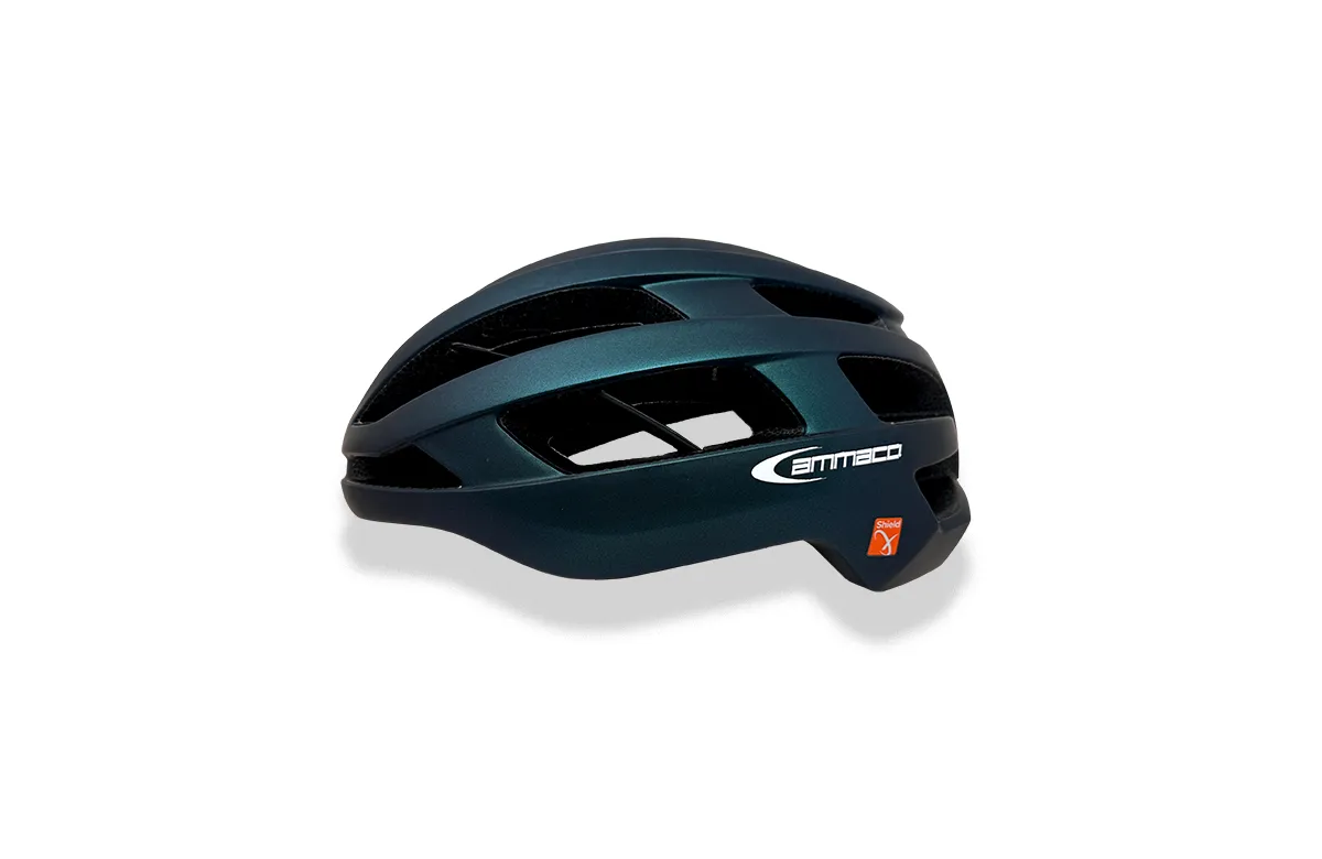 Ammaco Venti Road Cycling Helmet With Shield-X - Fidlock Clasp