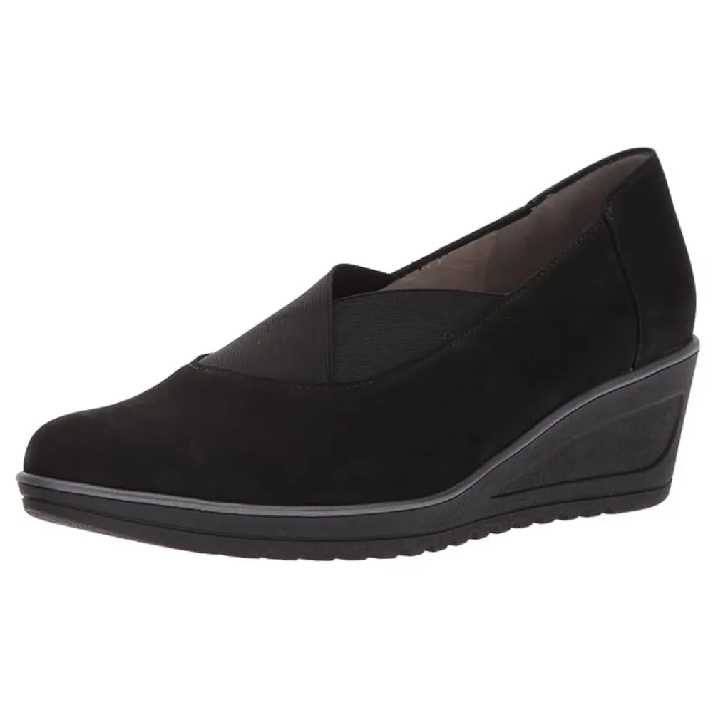 Ara Haddie Black Nubuck Shoe (Women's)