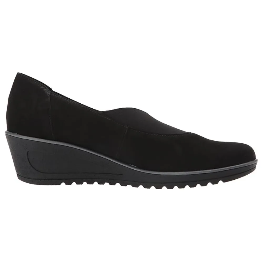 Ara Haddie Black Nubuck Shoe (Women's)