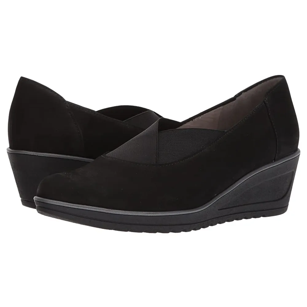 Ara Haddie Black Nubuck Shoe (Women's)