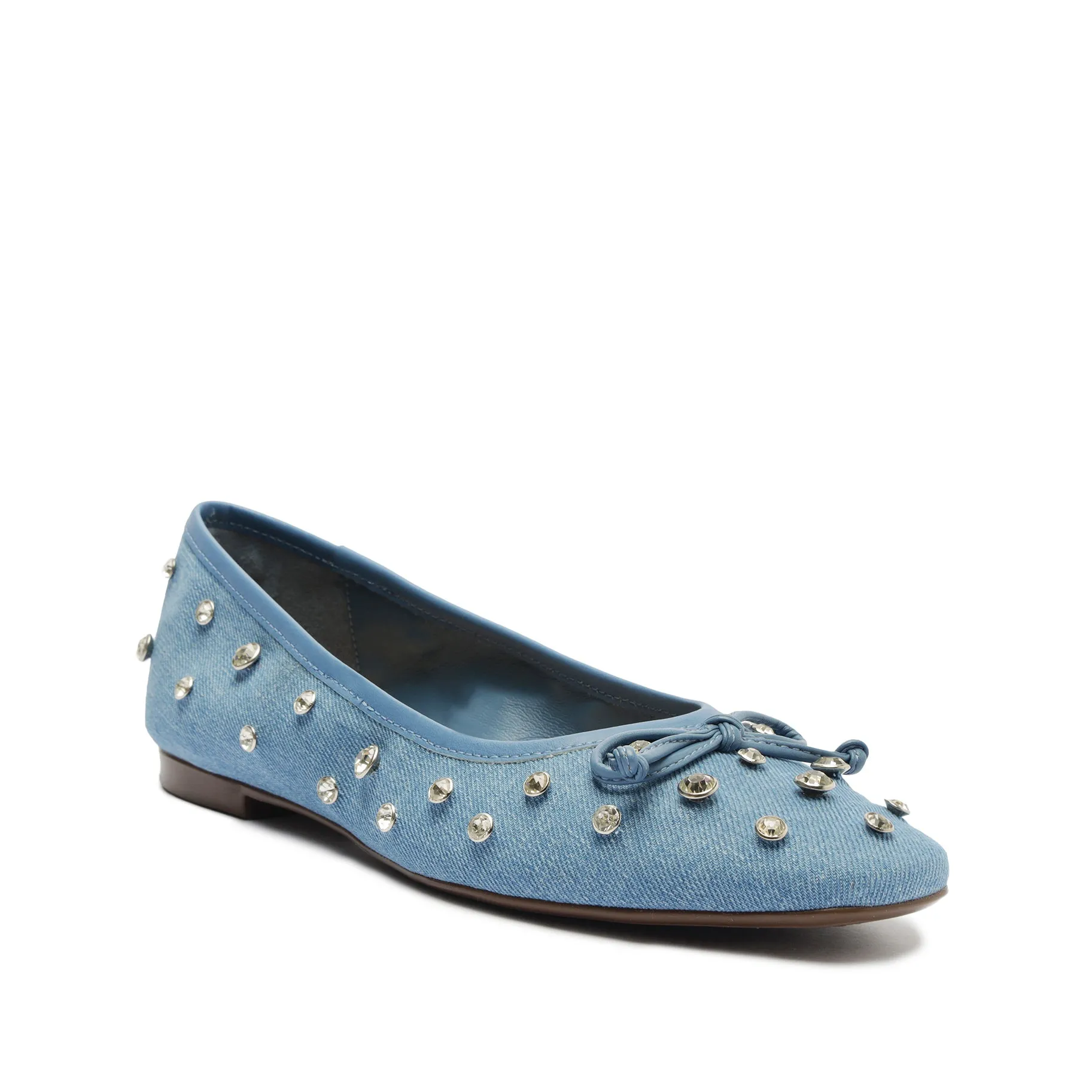 Arissa Shine Denim Flat