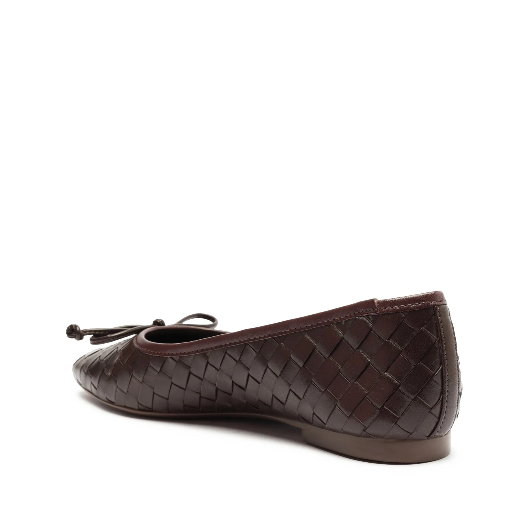 Arissa Woven Leather Flat