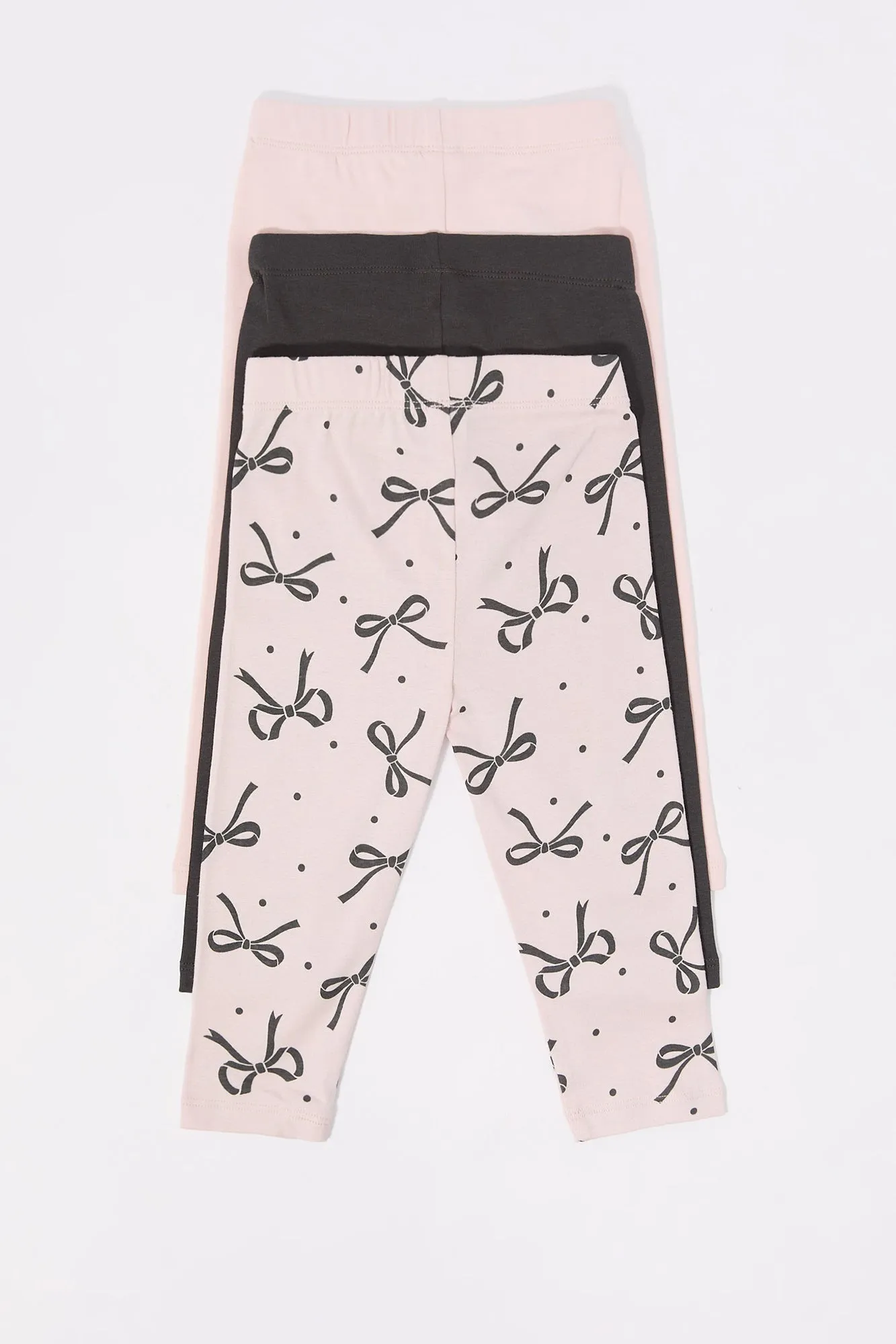 Baby Bow Print Legging (3 Pack)