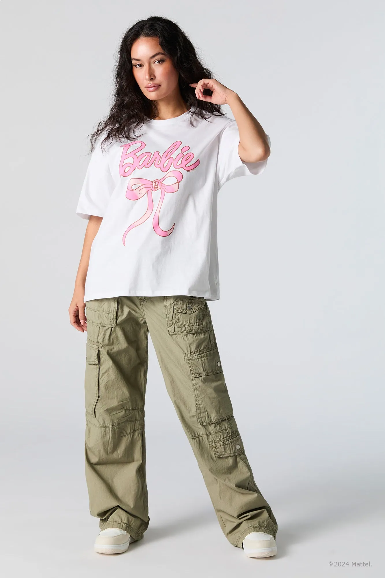 Barbie™ Bow Graphic Boyfriend T-Shirt