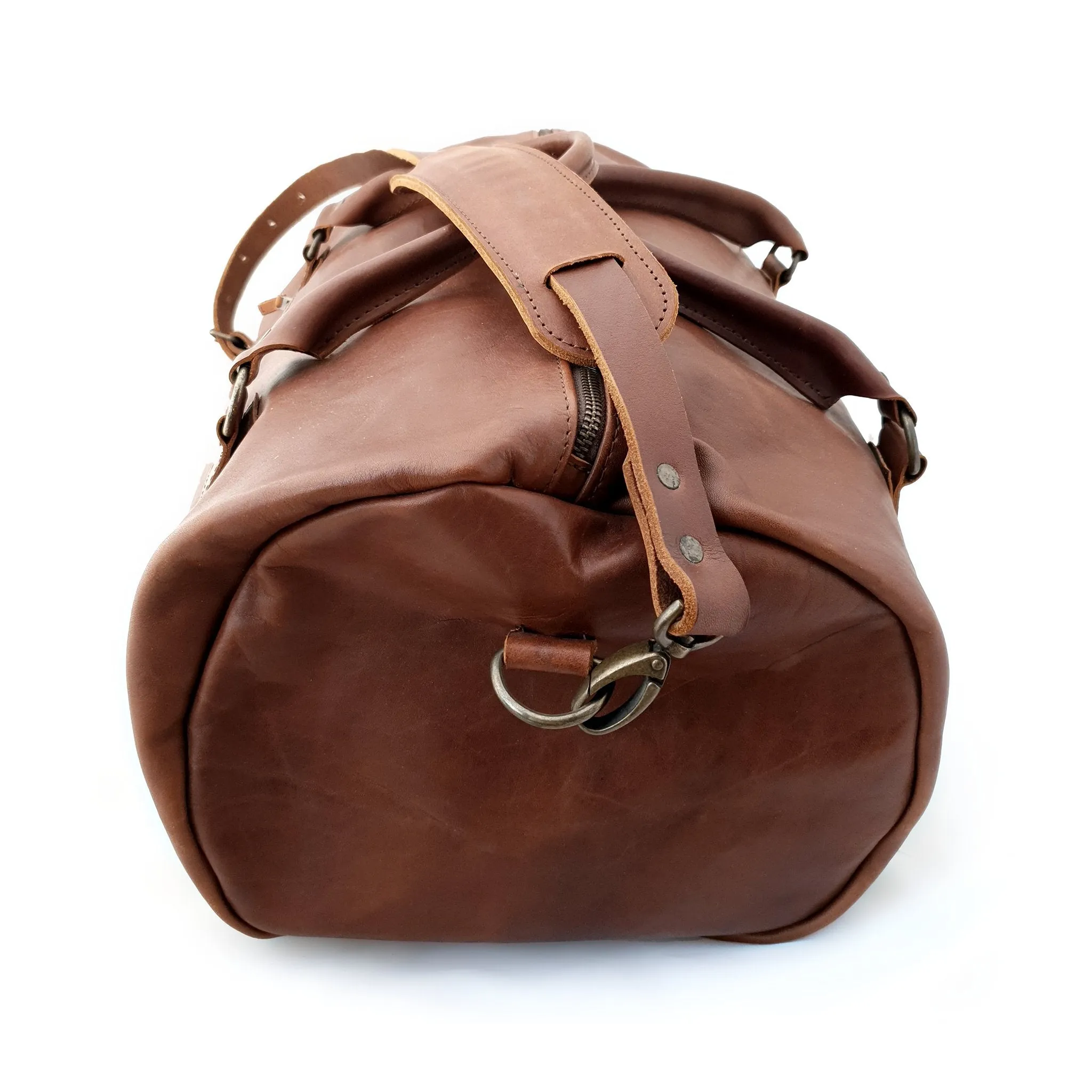 Bark And Mill Barrel bag | Chocolate