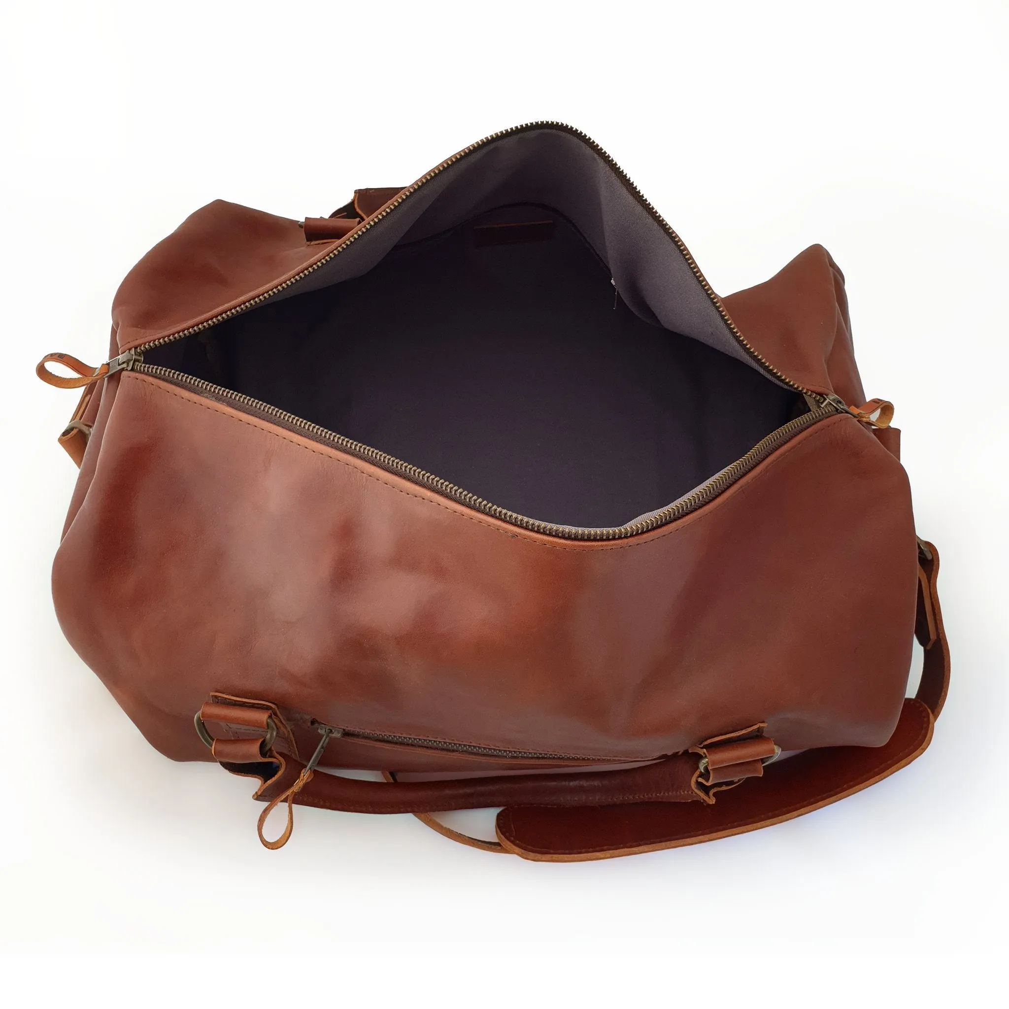 Bark And Mill Barrel bag | Chocolate