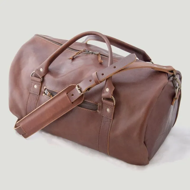 Bark And Mill Barrel bag | Chocolate