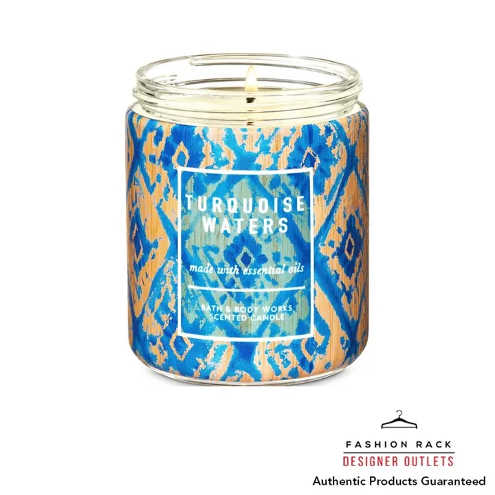 Bath & Body Works Turquoise Waters Single Wick Candle 198Ml