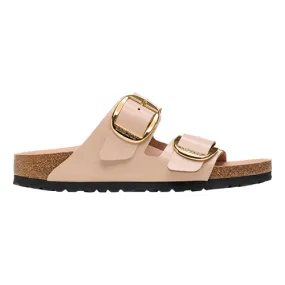 Birkenstock Ladies Sandals- Arizona Big Buckle - Beige Patent