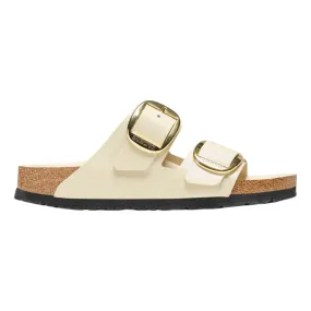 Birkenstock Women's Arizona Big Buckle High Shine Ecru Leather