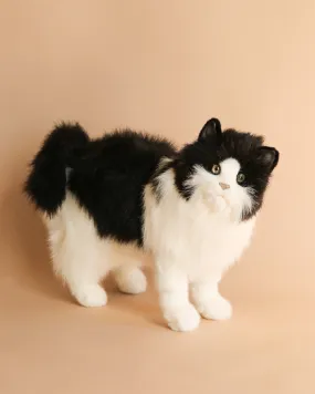 Black & White Cat Stuffed Animal