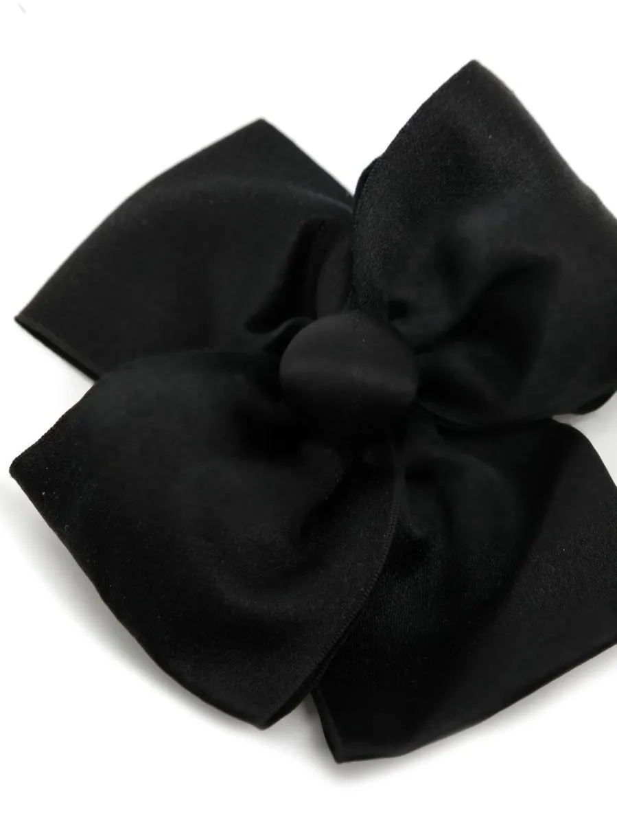 Black Bow Hair Comb