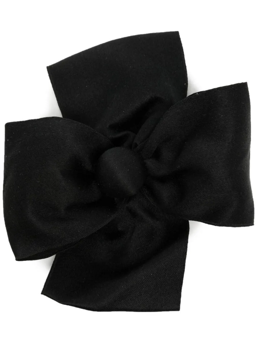 Black Bow Hair Comb