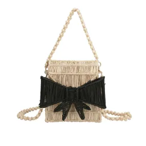 Black Bow Handbag