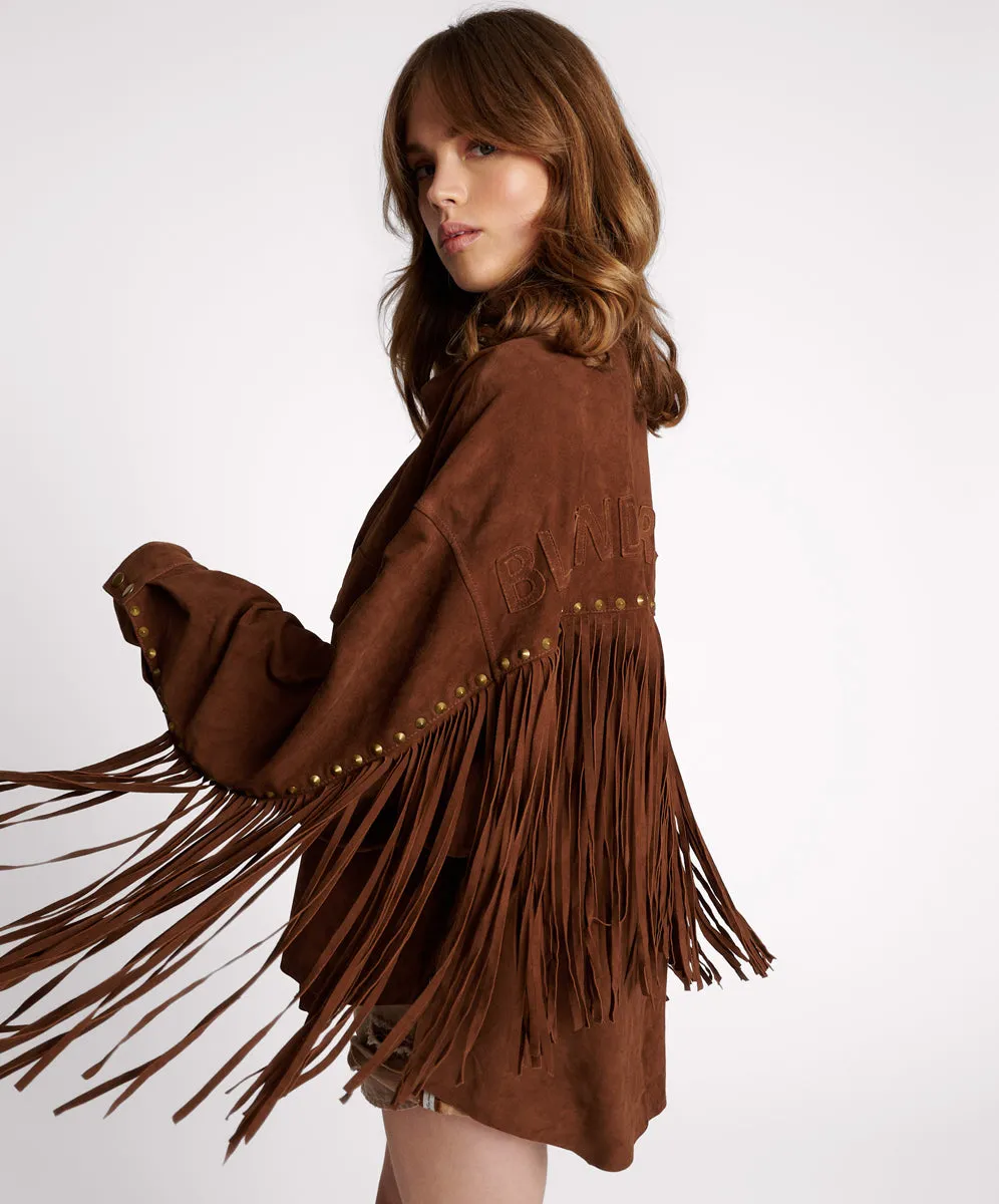 BLIND FOR LOVE FRINGED DARIA JACKET