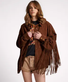 BLIND FOR LOVE FRINGED DARIA JACKET