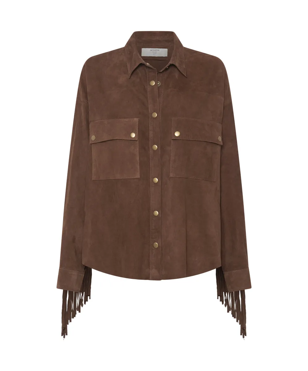 BLIND FOR LOVE FRINGED DARIA JACKET