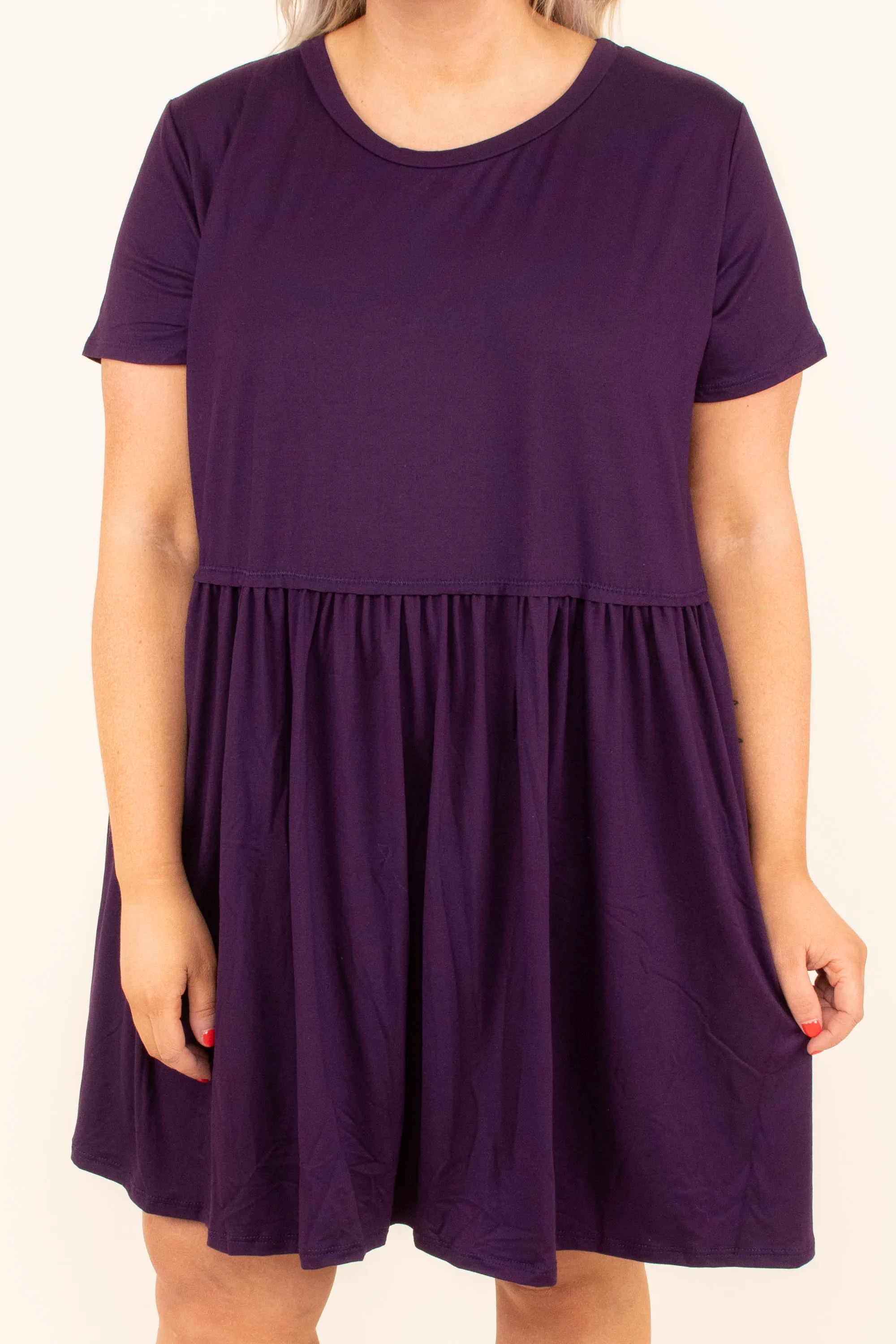 Bold Spirit Dress, Plum