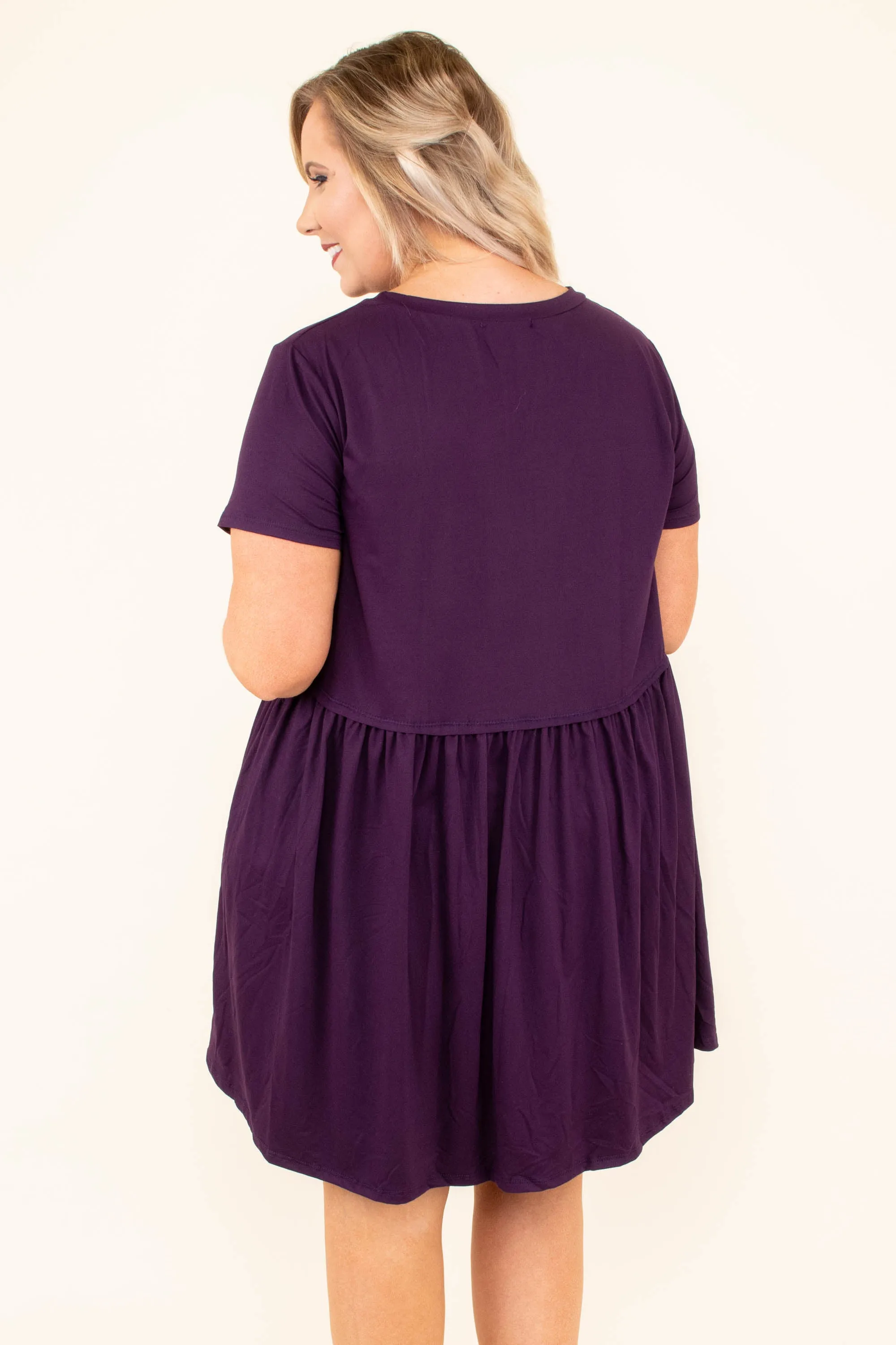 Bold Spirit Dress, Plum