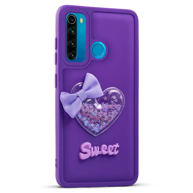 Bow Heart Cute Phone Back Cover for Redmi Note 8