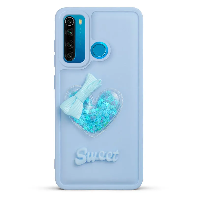 Bow Heart Cute Phone Back Cover for Redmi Note 8