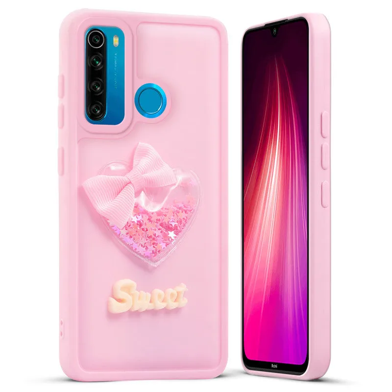 Bow Heart Cute Phone Back Cover for Redmi Note 8