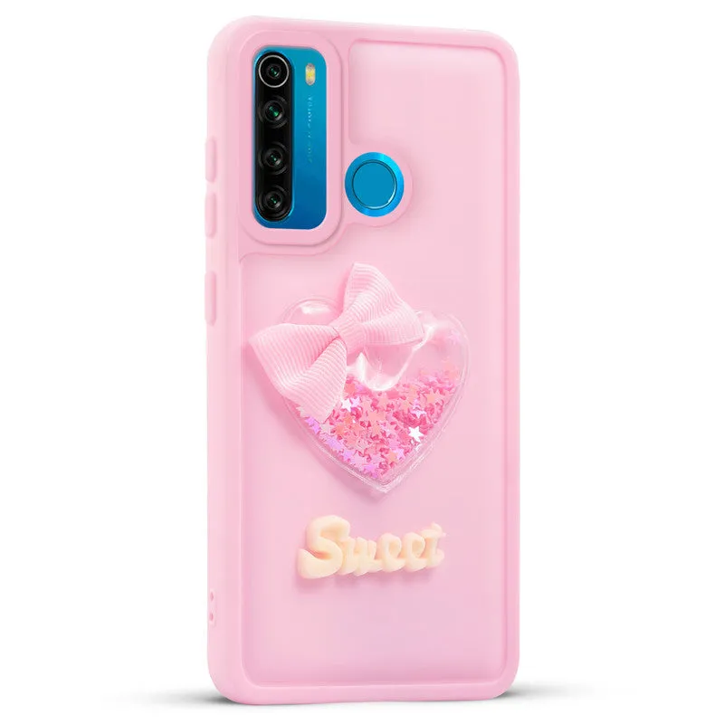 Bow Heart Cute Phone Back Cover for Redmi Note 8