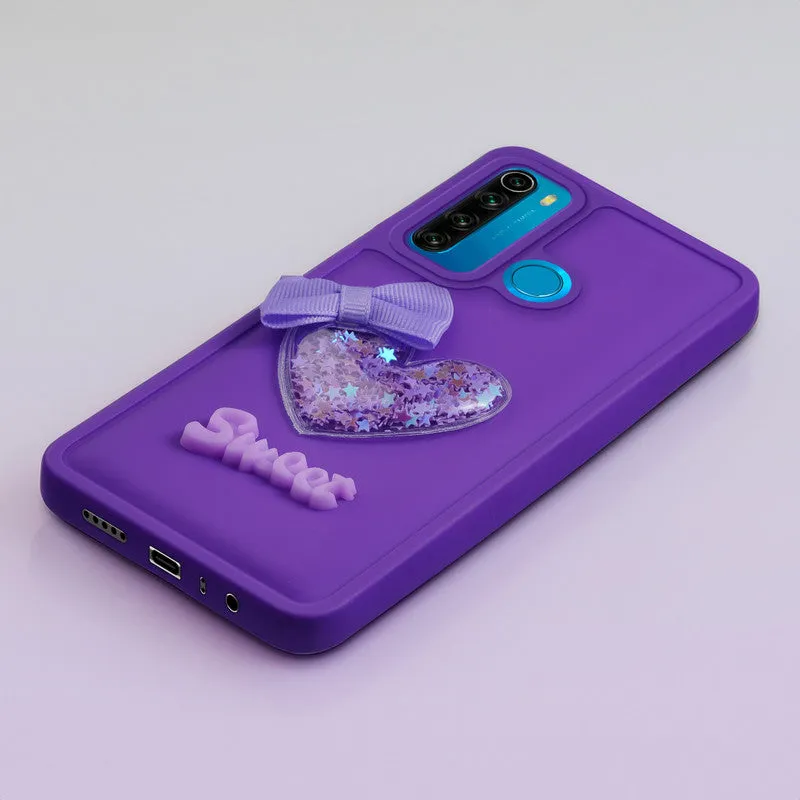 Bow Heart Cute Phone Back Cover for Redmi Note 8