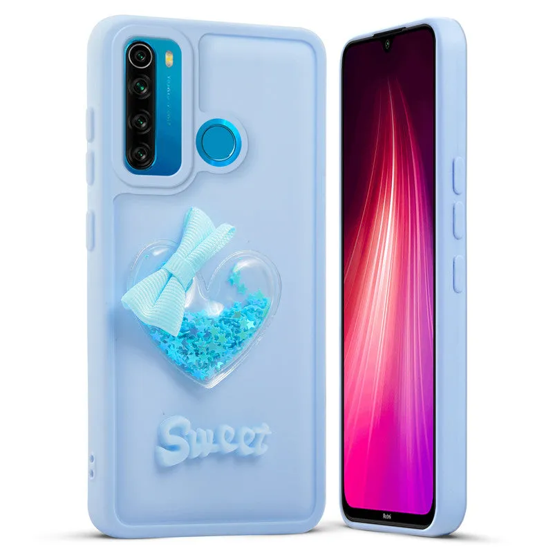 Bow Heart Cute Phone Back Cover for Redmi Note 8