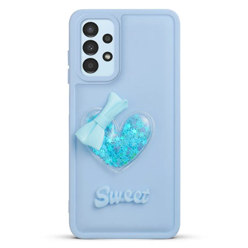 Bow Heart Cute Phone Back Cover for Samsung A13 4G