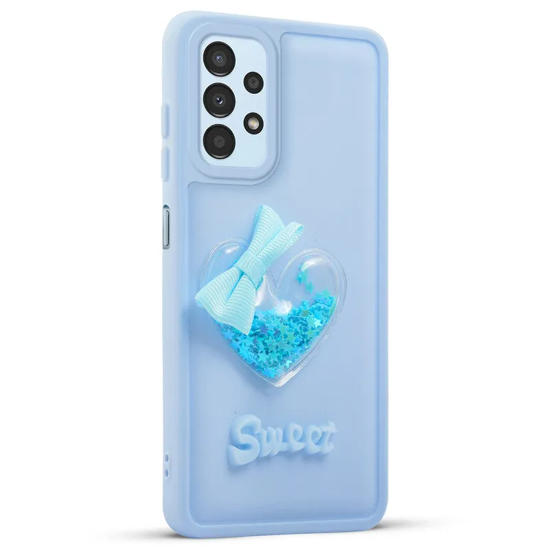 Bow Heart Cute Phone Back Cover for Samsung A13 4G