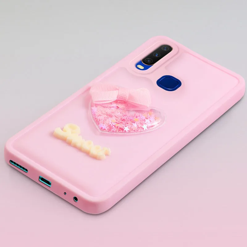 Bow Heart Cute Phone Back Cover for Vivo Y17