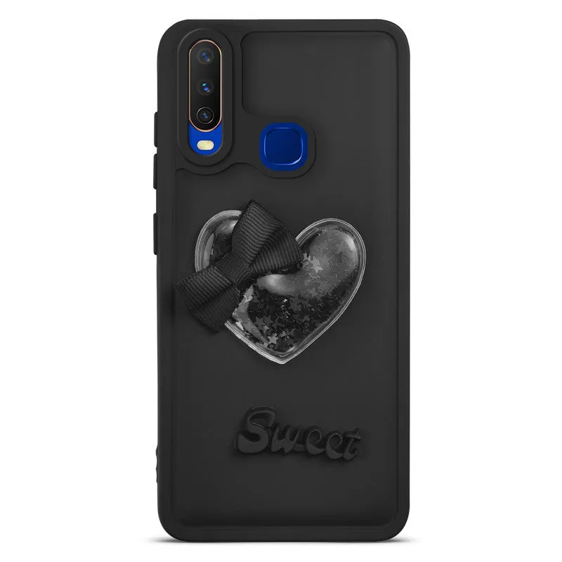 Bow Heart Cute Phone Back Cover for Vivo Y17