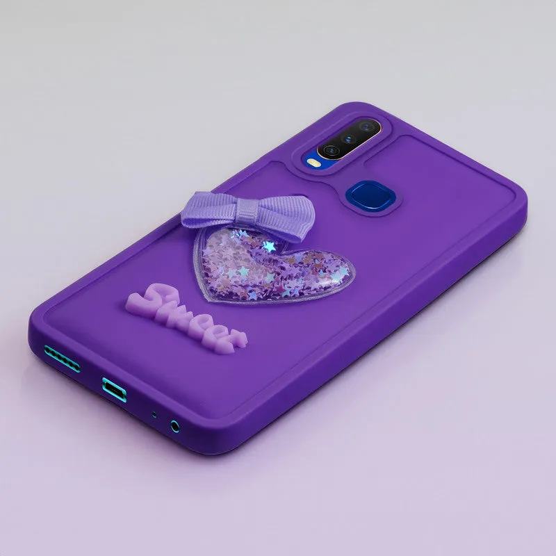 Bow Heart Cute Phone Back Cover for Vivo Y17