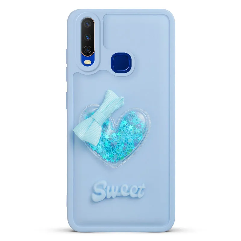 Bow Heart Cute Phone Back Cover for Vivo Y17