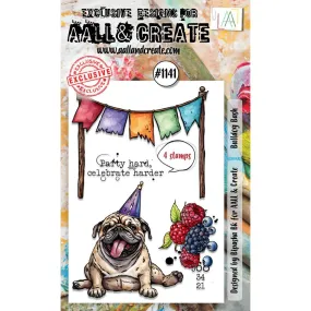 Bulldog Bash A6 Clear Stamp Set No. 1141