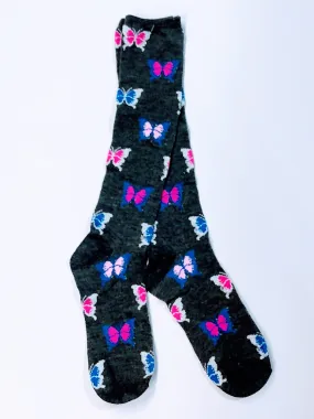 Butterflies Knee High Socks