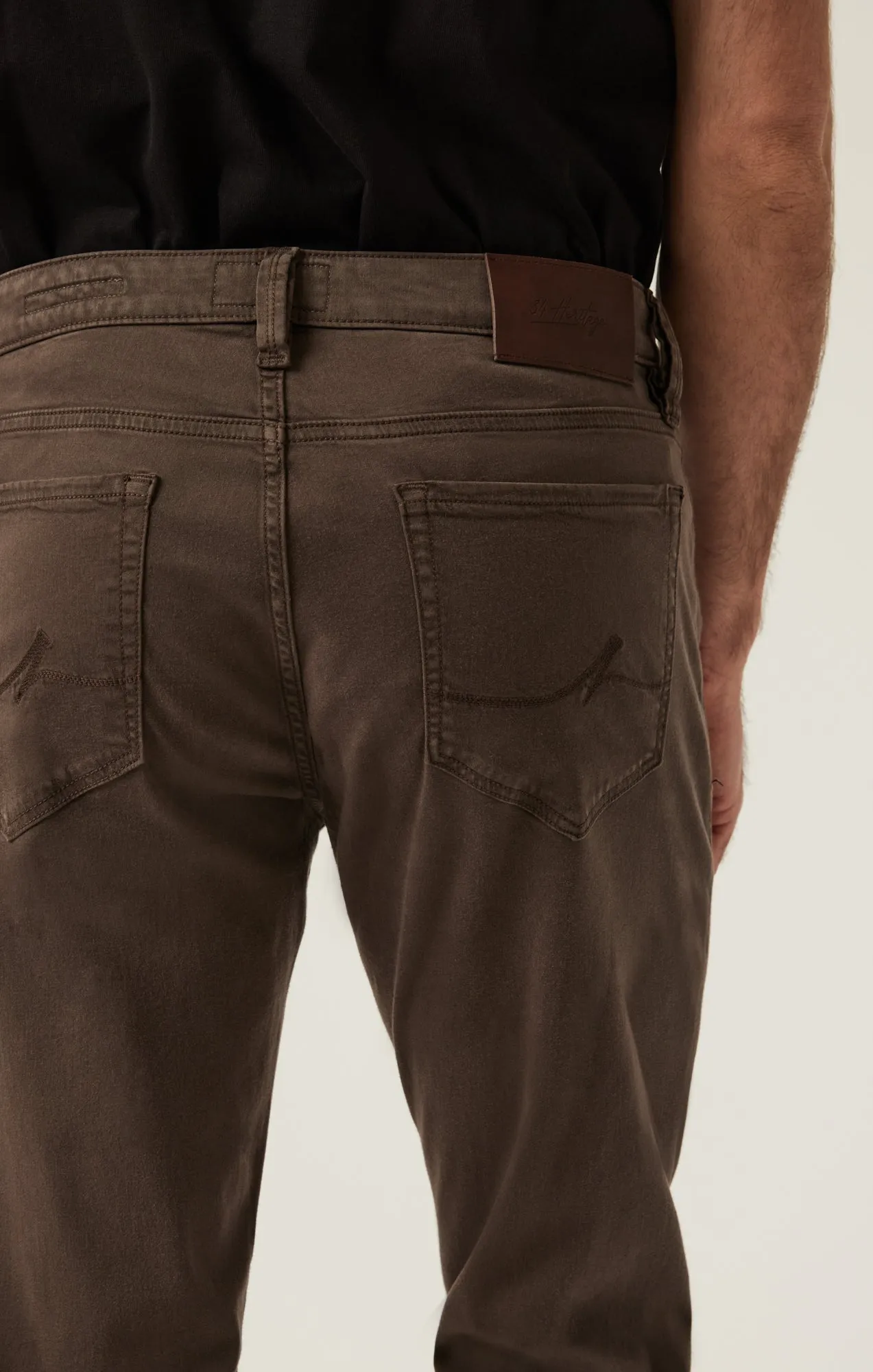 Charisma Relaxed Straight Pants in Oak Twill