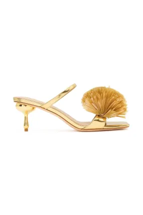 Clea Fringe Low Droplet Heel