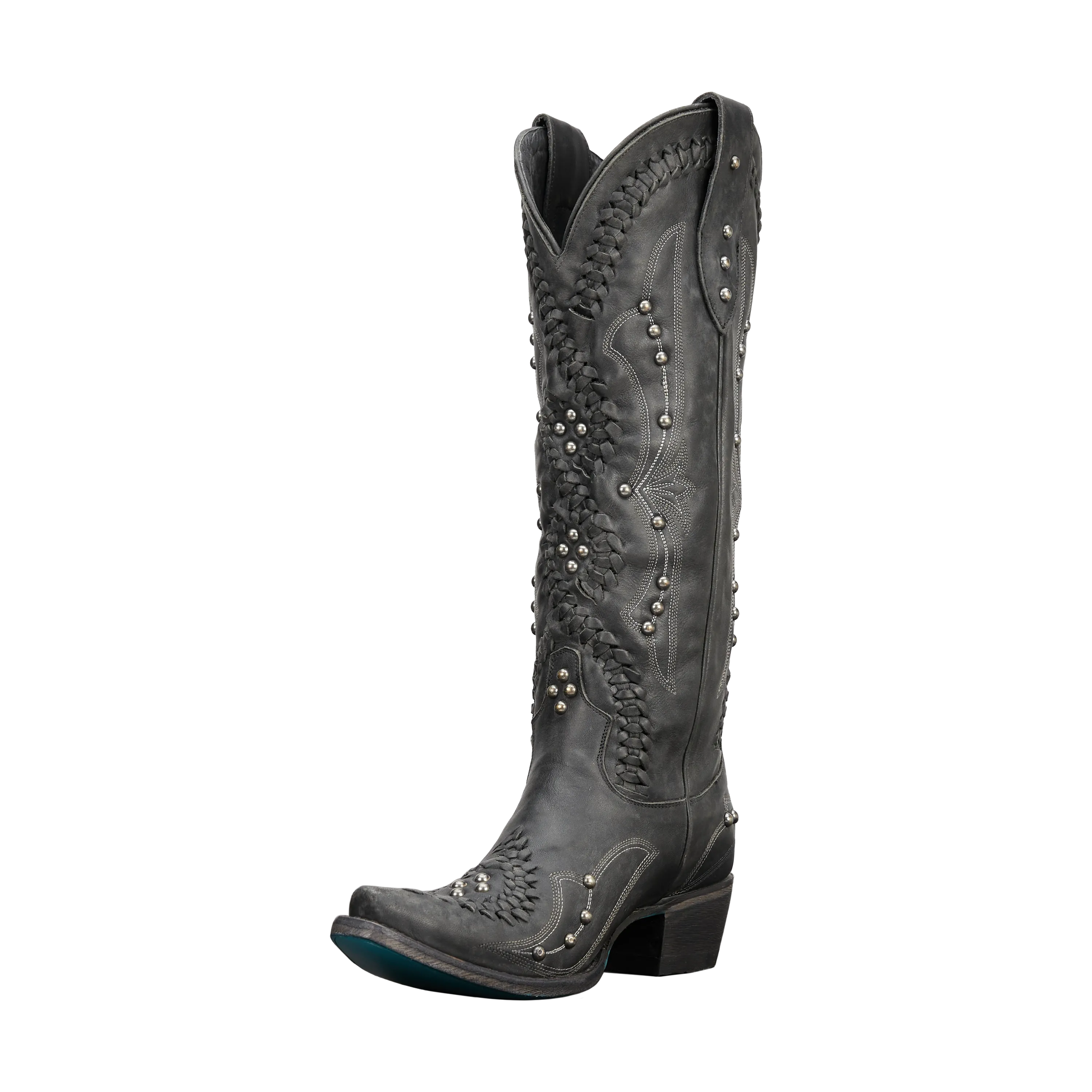 Cossette Boot - Distressed Jet Black