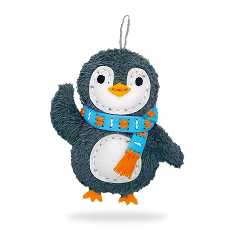 DIY Sewing Keychain - Penguin