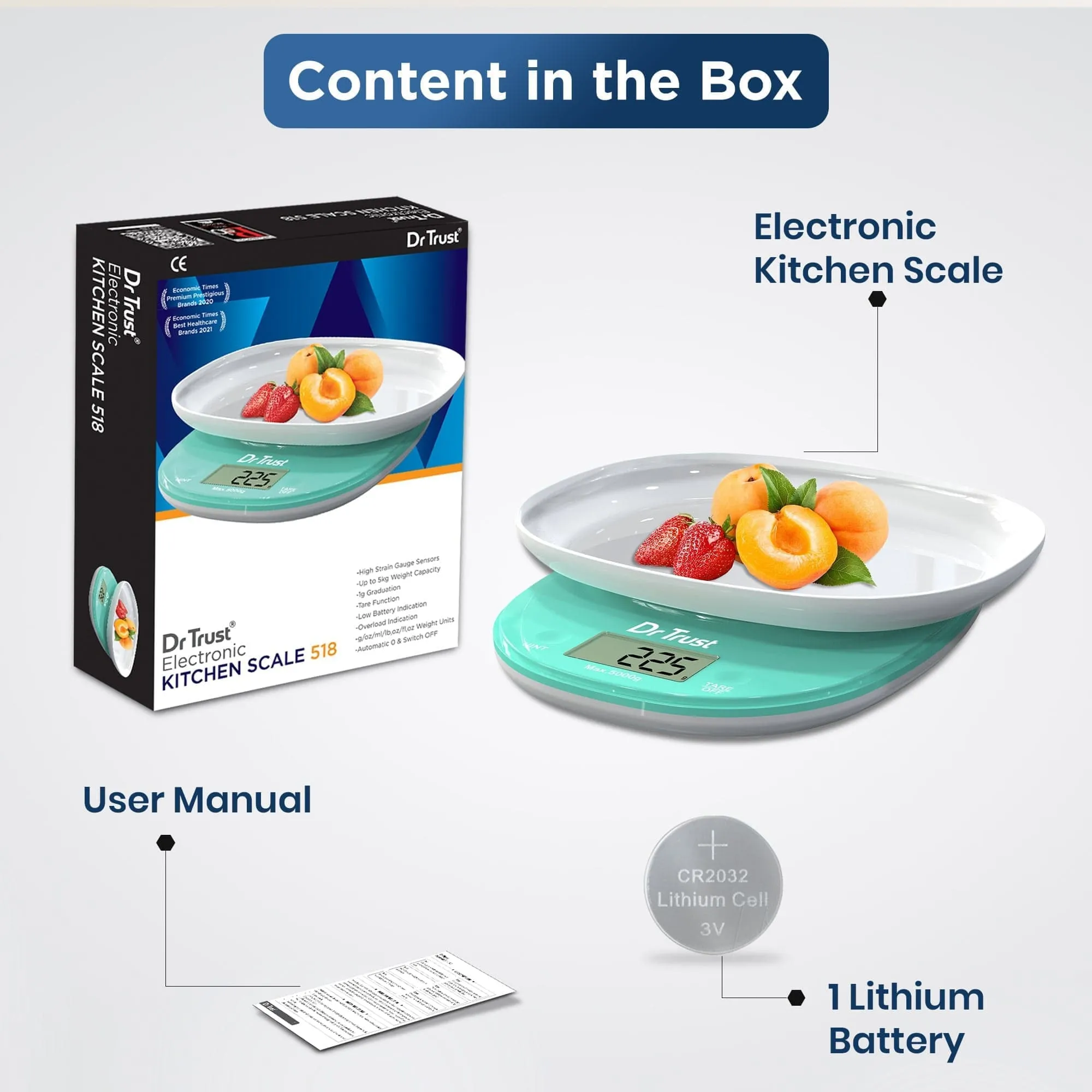 Dr Trust USA Kitchen Food Scale 518