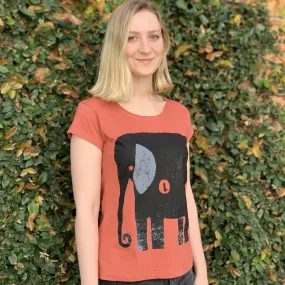 Elephant Bird Ginger Spice Womens Tee