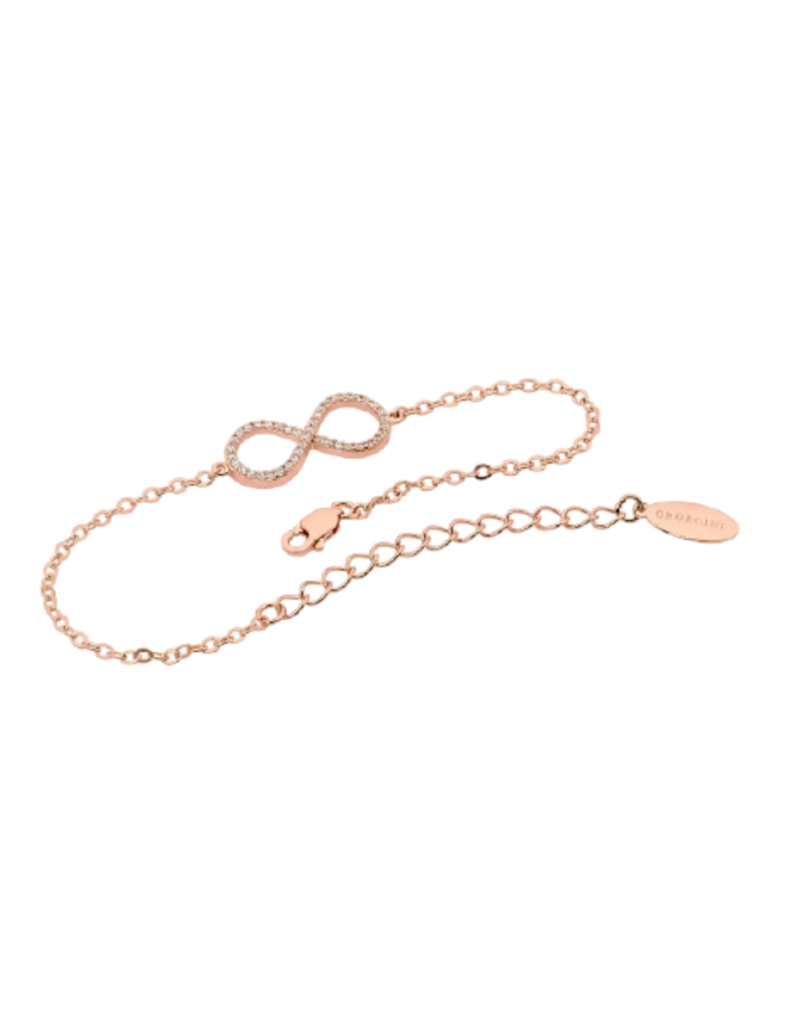 Georgini Infinite Bracelet w/ CZ - Rose Gold